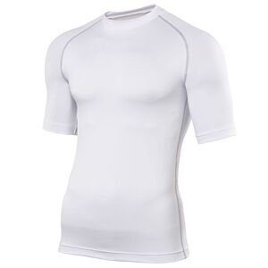 Rhino Mens Sports Base Layer Short Sleeve T-Shirt / White